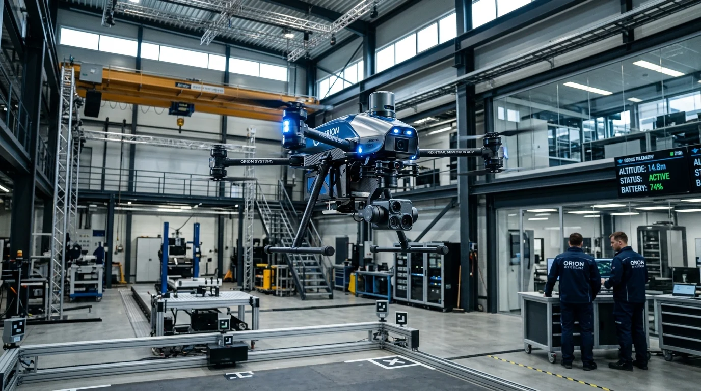 FluxFine full system installed on the rooftop of Shunde DJI Innovation facility — PP wet scrubber, dry filter box and dual SUS304 activated carbon adsorbers in a compact outdoor train.