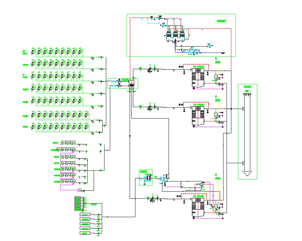 P&ID Flowchart for Qimiao Packaging 60,000 m³/h Three-Bed RTO Abatement System