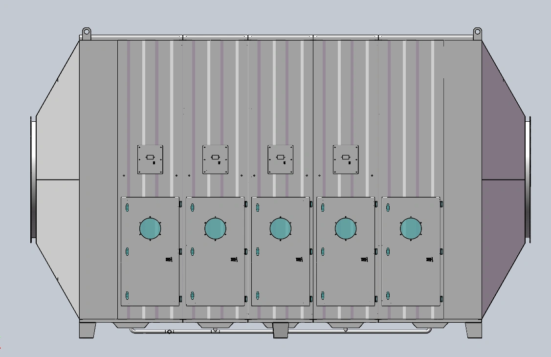 Modular Four-Stage Dry Particulate Filtration Unit