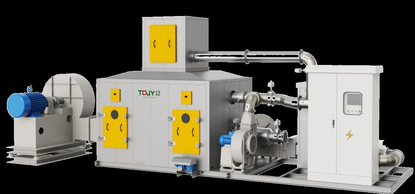 3D render of the FluxFine Zeolite Concentrator and Catalytic Oxidation system