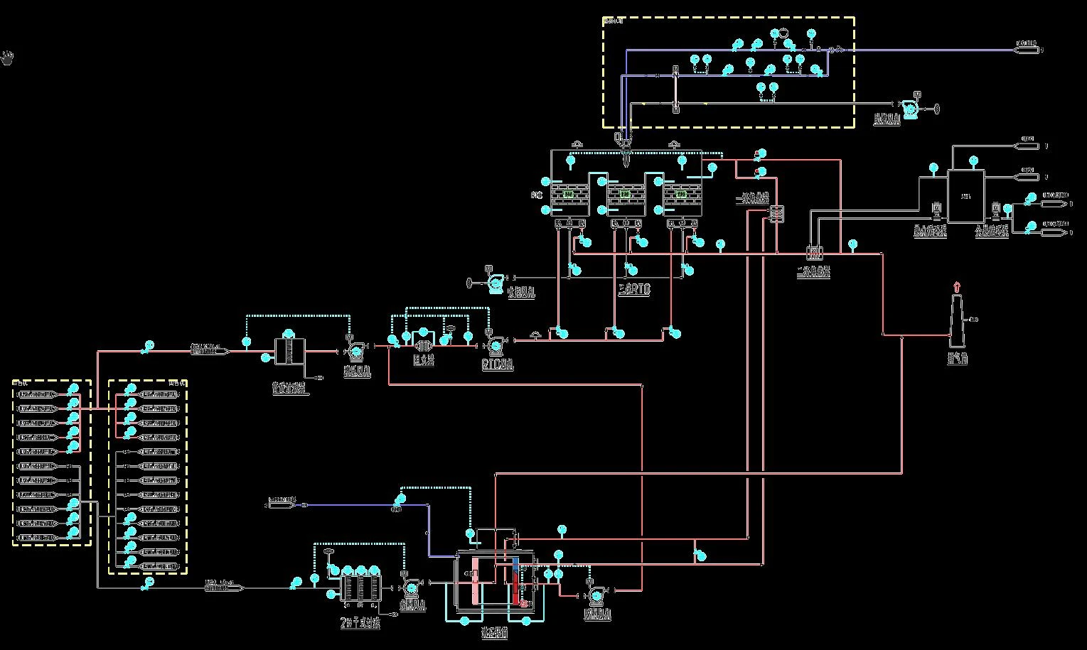 P&ID Process Flowchart for Xinbang Zeolite Concentrator and RTO System